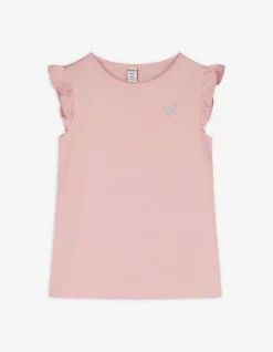 Best T-Shirt - &Auml;rmel mit Volants - Kinder Mädchenkleidung