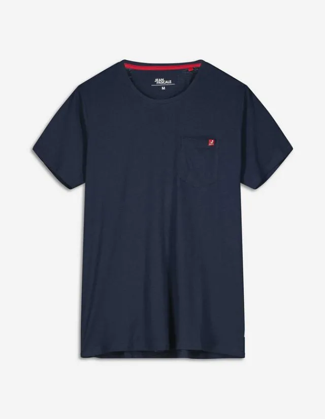 Fashion T-Shirt - Brusttasche - Herren Basics