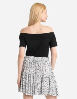 Outlet T-Shirt - Carmen-Ausschnitt Damen T-shirts