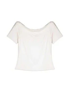 Sale T-Shirt - Carmen-Ausschnitt Damen T-shirts