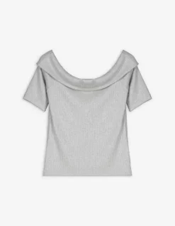 New T-Shirt - Carmen-Ausschnitt - Damen T-shirts