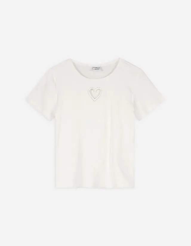 Fashion T-Shirt - Cut-Outs Kinder Mädchenkleidung