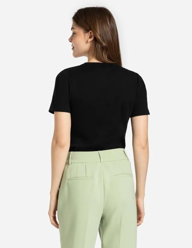 Discount T-Shirt - einfarbig - Damen T-shirts
