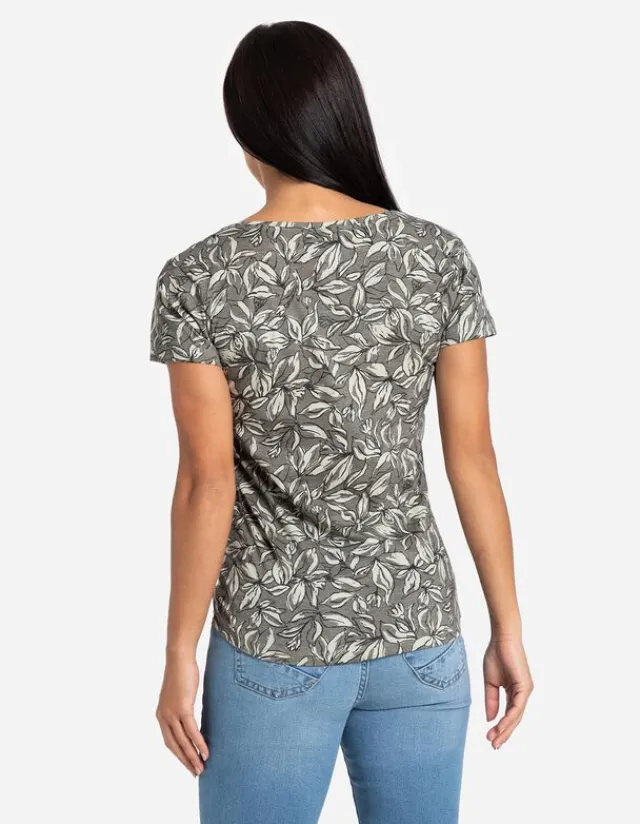 Fashion T-Shirt - Florales Muster Damen T-shirts