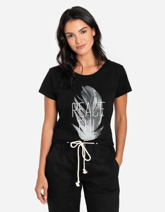 Clearance T-Shirt - Glitzerprint Damen T-shirts