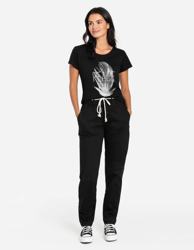 Clearance T-Shirt - Glitzerprint Damen T-shirts