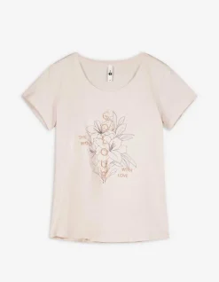 Fashion T-Shirt - Glitzerprint Damen T-shirts