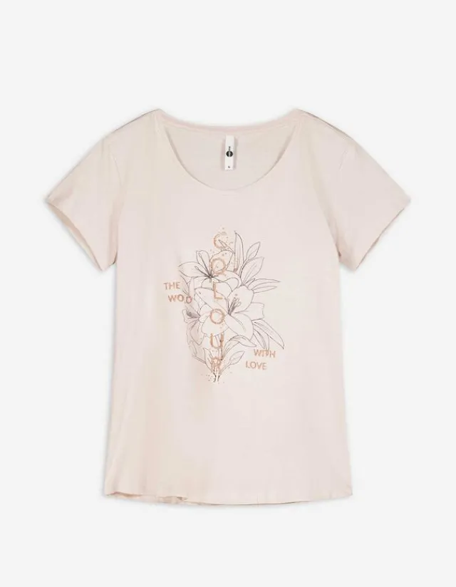 Fashion T-Shirt - Glitzerprint Damen T-shirts