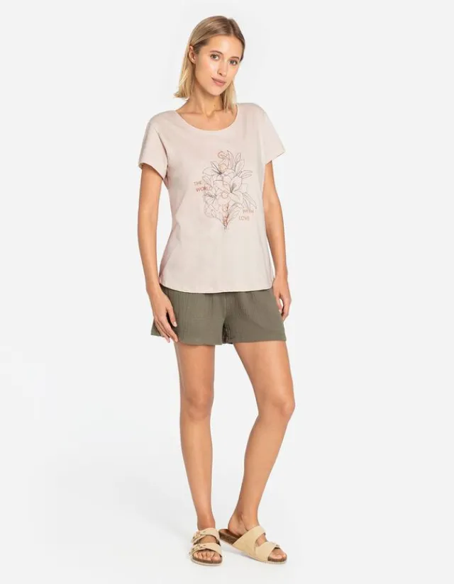 Fashion T-Shirt - Glitzerprint Damen T-shirts