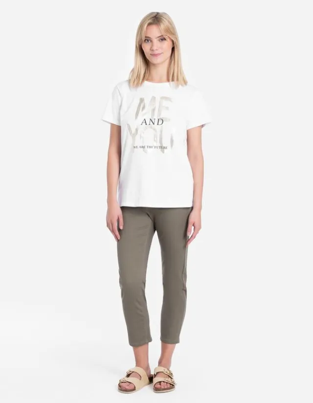 Fashion T-Shirt - Glitzerprint Damen T-shirts