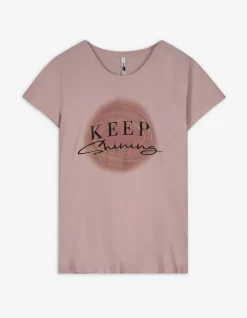 Discount T-Shirt - Glitzerprint - Damen T-shirts