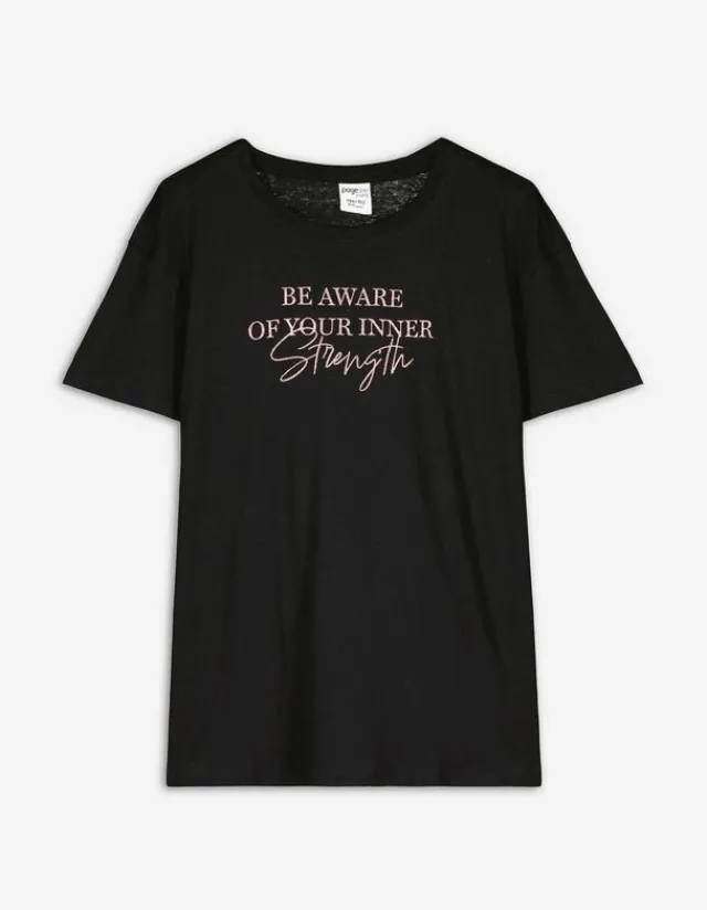 Discount T-Shirt - Glitzerprint - Kinder Mädchenkleidung