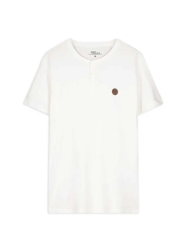 New T-Shirt - Henley-Ausschnitt Herren T-shirts