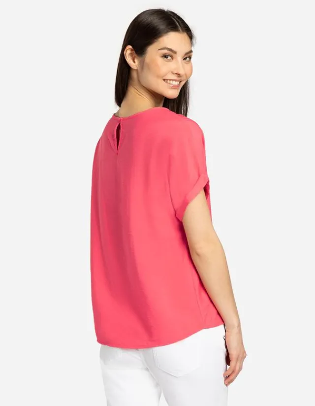 Sale T-Shirt - LENZING™ ECOVERO™ Damen Damenmode Unter 10 Euro|Blusen