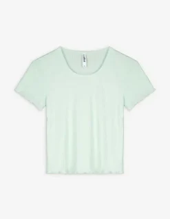 Discount T-Shirt - Muschelsaum Damen T-shirts