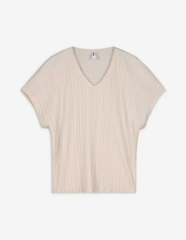 Clearance T-Shirt - Plisseefalten - Damen T-shirts