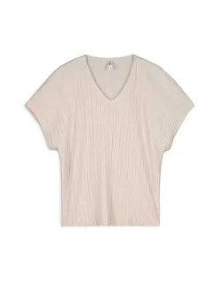 Clearance T-Shirt - Plisseefalten - Damen T-shirts