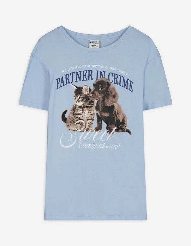 Online T-Shirt - Print - Kinder Mädchenkleidung