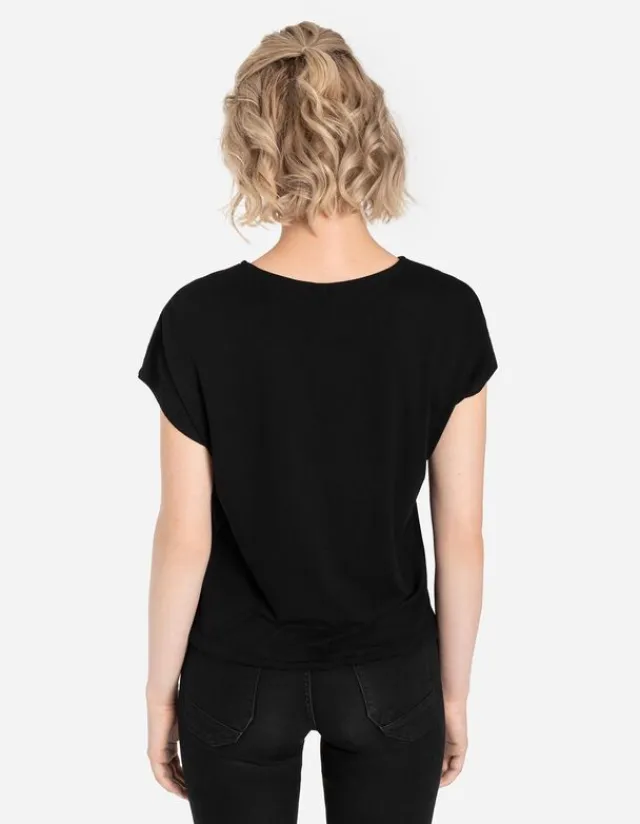 Fashion T-Shirt - Regulierbarer Saum - Damen T-shirts