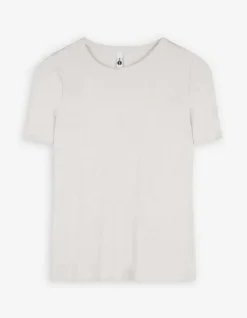 Discount T-Shirt - Rippenstruktur - Damen T-shirts