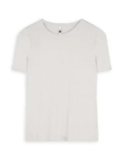 Discount T-Shirt - Rippenstruktur - Damen T-shirts
