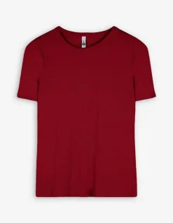 Fashion T-Shirt - Rippenstruktur - Damen T-shirts