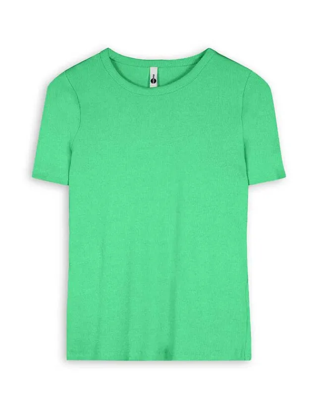 Best T-Shirt - Rippenstruktur - Damen T-shirts
