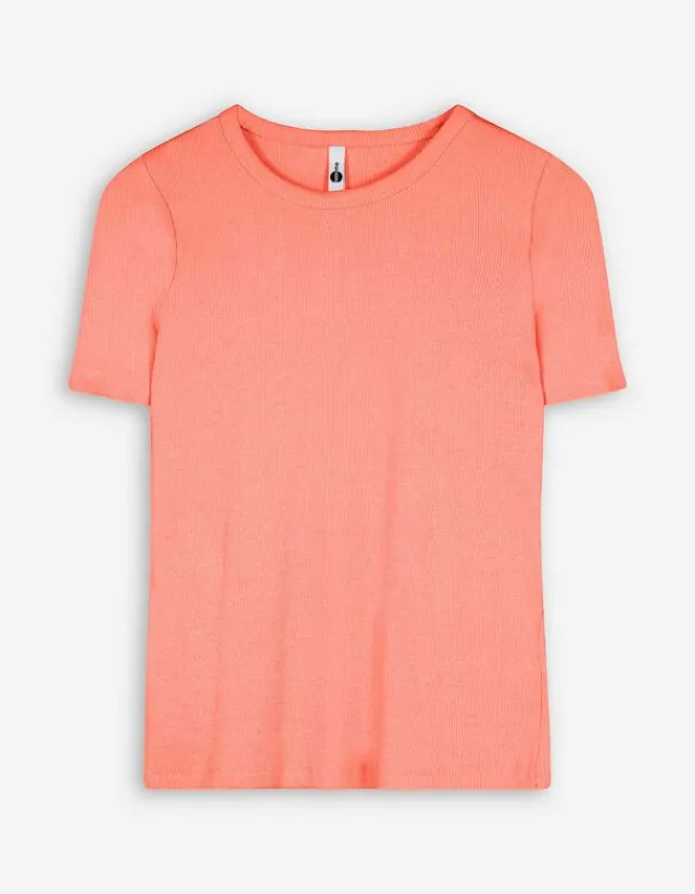 Best T-Shirt - Rippenstruktur - Damen T-shirts