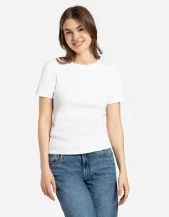 Best T-Shirt - Rippenstruktur - Damen Nachtwäsche