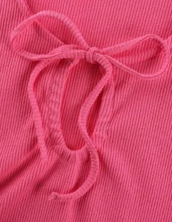 Hot T-Shirt - Schl&uuml;sselloch-Ausschnitt Damen T-shirts