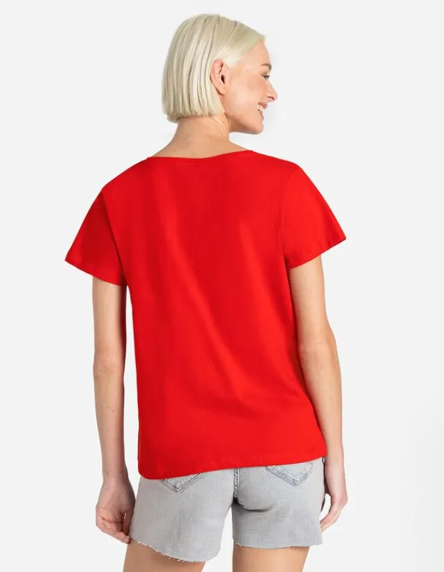 New T-Shirt - Stickereien Damen T-shirts