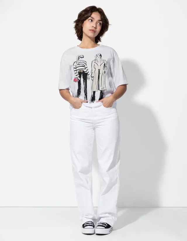 Fashion T-Shirt - Stickereien - Damen T-shirts