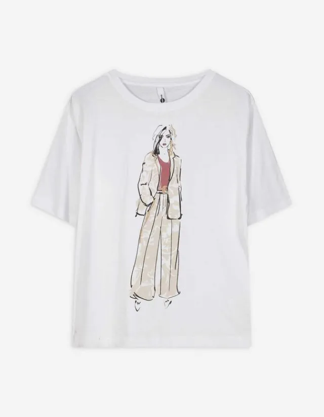Outlet T-Shirt - Stickereien - Damen T-shirts