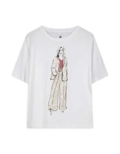 Outlet T-Shirt - Stickereien - Damen T-shirts
