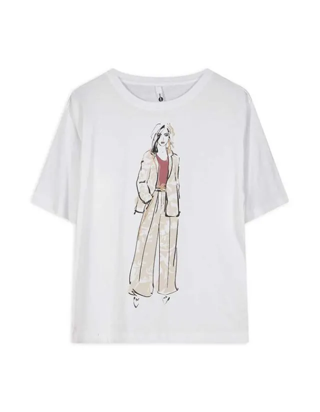 Outlet T-Shirt - Stickereien - Damen T-shirts
