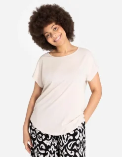 Hot T-Shirt - &Uuml;berschnittene &Auml;rmel Damen T-shirts