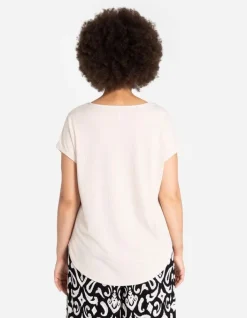 Hot T-Shirt - Überschnittene Ärmel Damen T-shirts