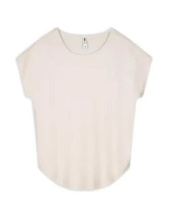 Hot T-Shirt - Überschnittene Ärmel Damen T-shirts
