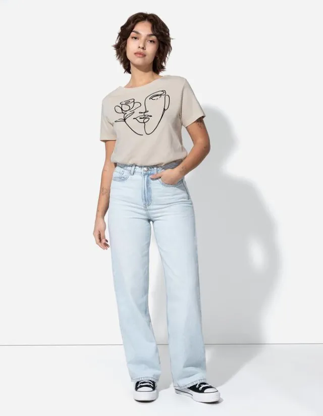 Hot T-Shirt - Zierperlen - Damen T-shirts