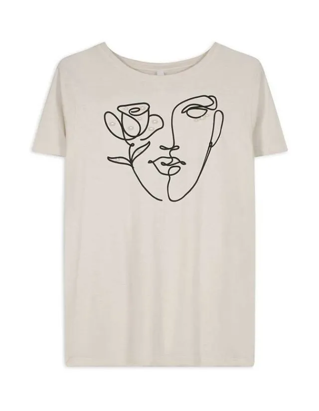 Hot T-Shirt - Zierperlen - Damen T-shirts
