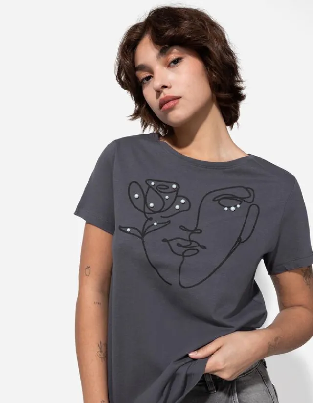 Best T-Shirt - Zierperlen - Damen T-shirts