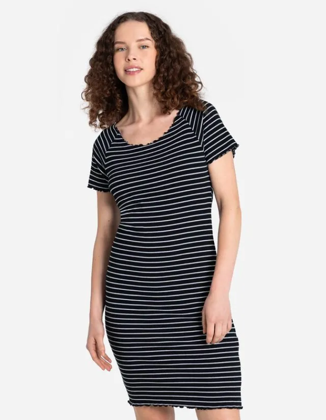 Discount T-Shirt-Kleid - figurbetont Damen Kleider