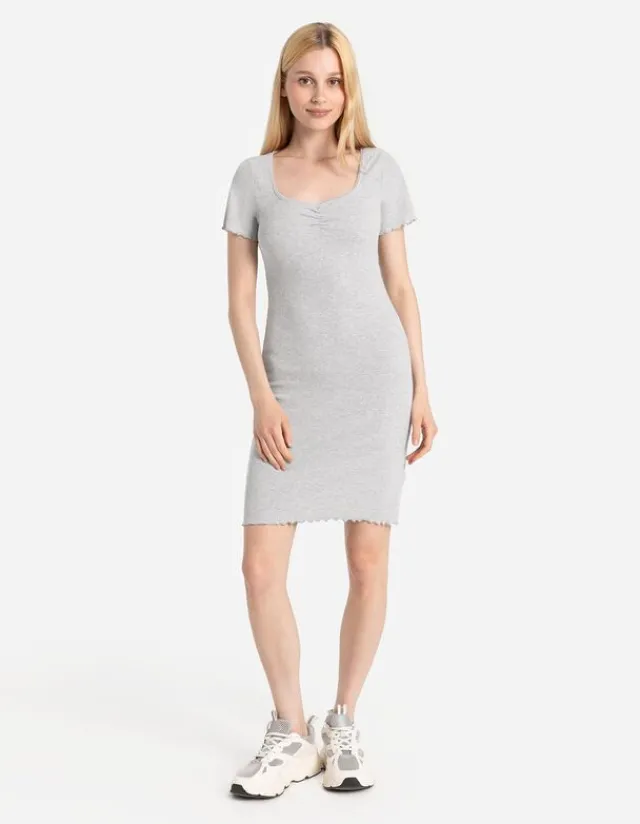 New T-Shirt-Kleid - figurbetont Damen Kleider